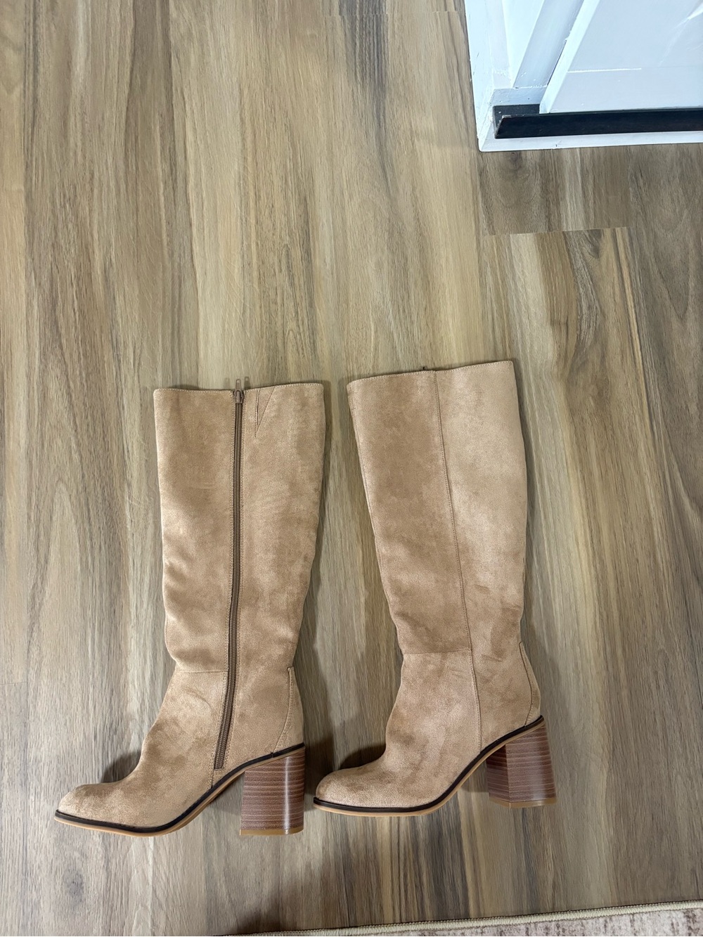 MIA tan knee high boots